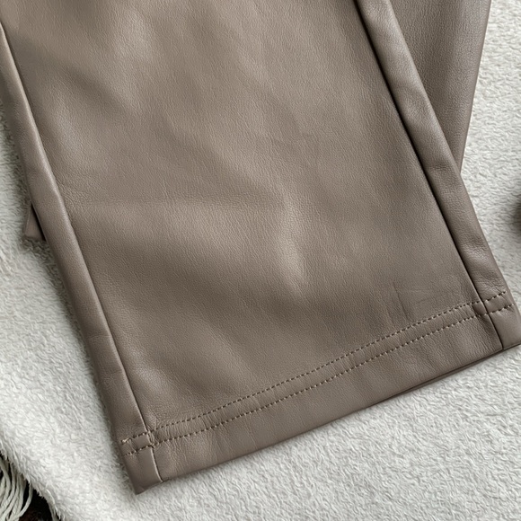 Black Tape_ Faux Leather Pants - Picture 9 of 9